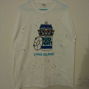 Bud Light Long Island T-Shirt Beach Glasses XL